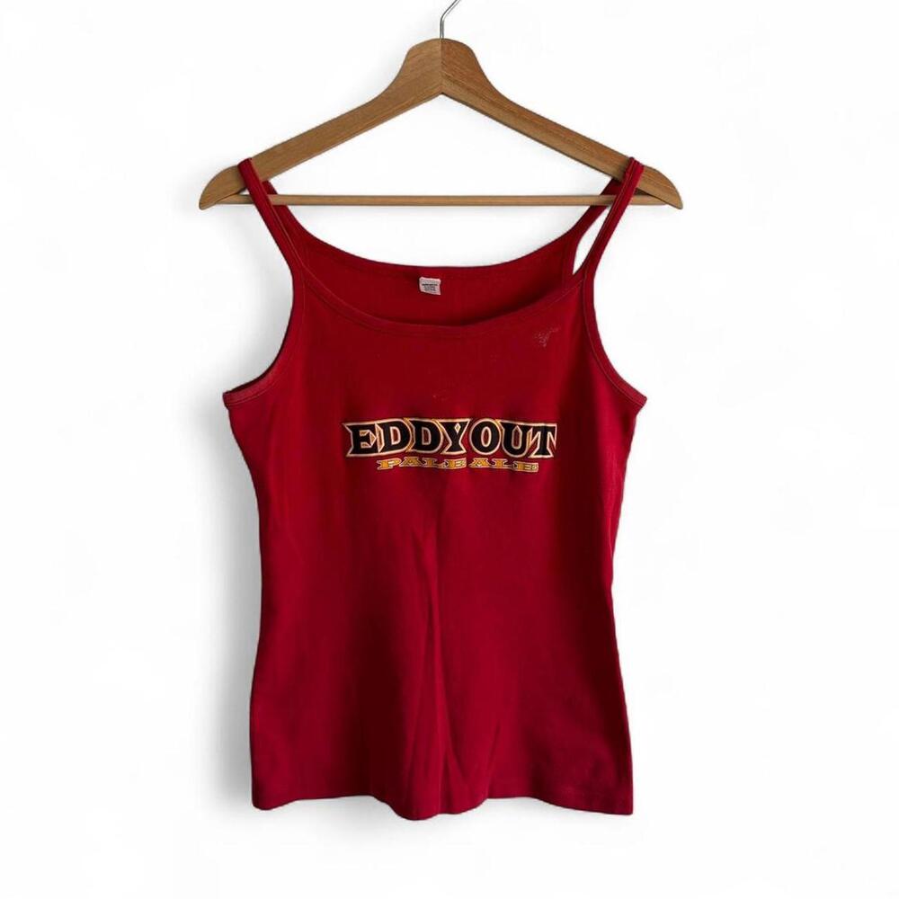 Vintage 90s Y2K 2000s Eddyout Pale Ale Tank Medium